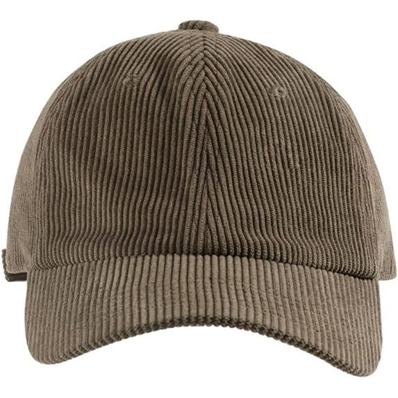 CoCopeaunt Retro Corduroy Baseball Cap for Women Men Solid Soft Adjustable Hat for Ourdoor Travel Spring Winter
