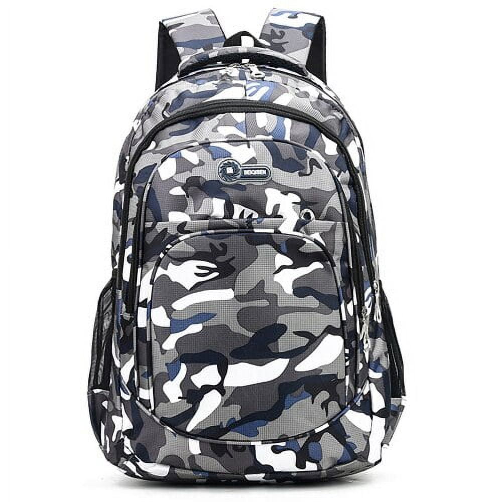 BÉIS 'The Kids Backpack' in Grey - Cool Travel Backpacks For Kids In Grey