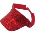 thumbnail image 1 of CoCopeaunt Shiny Rhinestone Sun Visor for Women Men Fashion Soft Hats Adjustable Caps Headwear Outdoor Summer Beach, 1 of 3