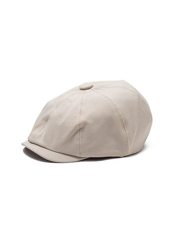 Short-Brimmed Retro Go-With-It-All British Casual Cap With A Female Spring-And-Summer Yuppie Street Beret Painter Cap