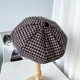 thumbnail image 1 of CoCopeaunt Small Fragrant Wind Thousand Birds Ge Beret Autumn Winter Ruffle Pu Inlay Painter Hat British Fan Air Hostess Hat Octagonal Hat, 1 of 6