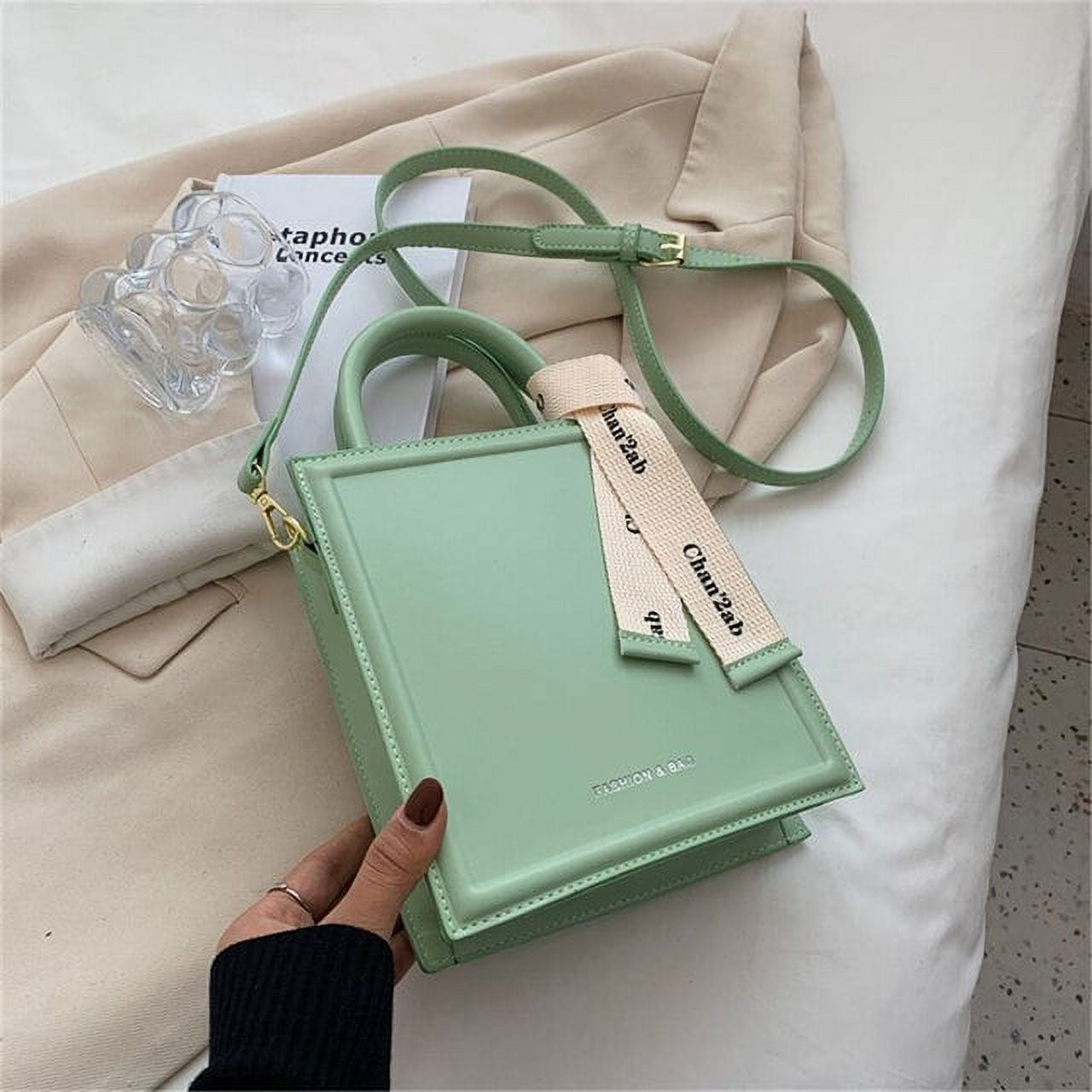 CoCopeaunt Spring And Summer New Fashion Female Small Totes Bag Candy Color  PU Leather Shoulder Bags for Women Crossbody Bag Handbag 