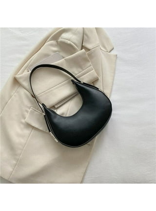  PU Women Luxury Designer Handbag Purses 2023 Fashion Vintage  Double Zipper Half Moon Crescent Hobos Shoulder Bags (Color : Green) :  Clothing, Shoes & Jewelry