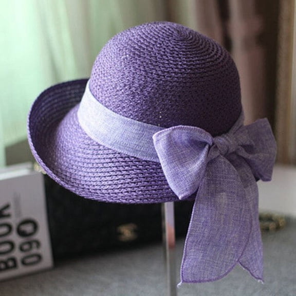 CoCopeaunt Straw Hat Woman Summer Sun Block Big Brim Sun Hat Sunshade Korean Version Beach Hat Hat Sea Top Hat Can Be Folded