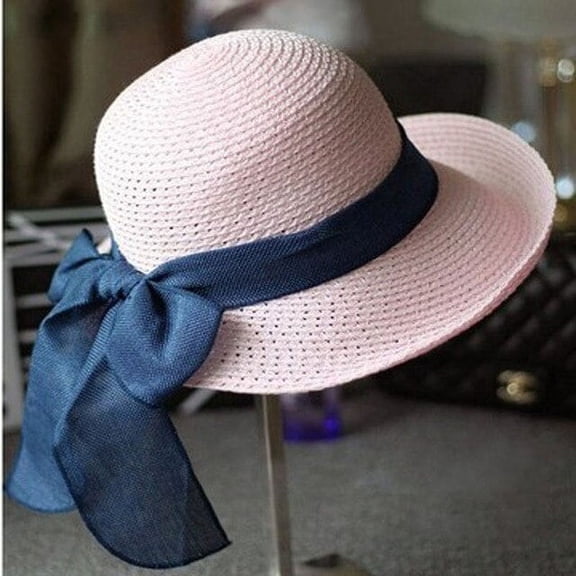 CoCopeaunt Straw Hat Woman Summer Sun Block Big Brim Sun Hat Sunshade Korean Version Beach Hat Hat Sea Top Hat Can Be Folded