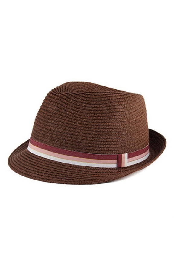 Summer Lovers Small Gentlemans CAP, Short-Brimmed Straw Hat Party British Jazz Hat
