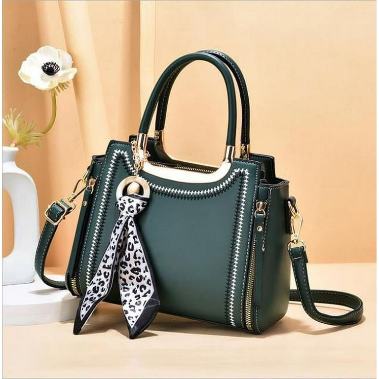 CoCopeaunt Top-handle Bags Fashion Women's Bag Versatile Women's Handbag  Silk Scarf Pendant Messenger Bag Shoulder Bags Small Square Bags