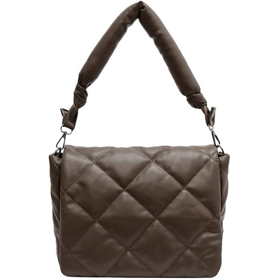 CoCopeaunt Tote Bag Casual Down Padded Shoulder Bag Women Stylish Quilted Hobo Bag Handbag