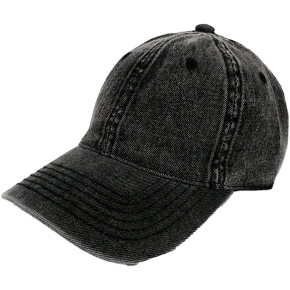 CoCopeaunt Trendy Denim Baseball Cap for Women Men Retro Hip Hop Comfy Sun Hats Adjustable Breathable Casual All Season