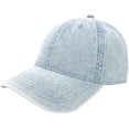 thumbnail image 1 of CoCopeaunt Trendy Denim Baseball Cap for Women Men Retro Hip Hop Comfy Sun Hats Adjustable Breathable Casual All Season, 1 of 5