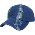 thumbnail image 1 of CoCopeaunt Trendy Denim Baseball Cap for Women Men Retro Hip Hop Comfy Sun Hats Adjustable Breathable Casual All Season, 1 of 6