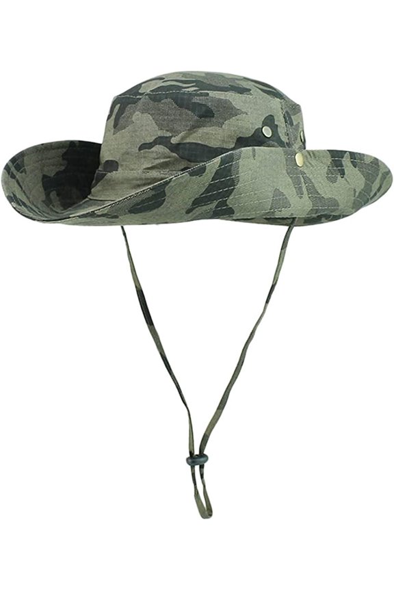 Unisex UV Protection Bucket Hat Wide Brim Sun Hat Fashion Meisai Forest Cowboy Hat Comfy Foldable Caps for Men Women Outdoor
