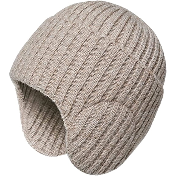 CoCopeaunt Unisex Winter Beanie Hats Cozy Fleece Lined Skull Cap Knit Soft Warm Couple Hat