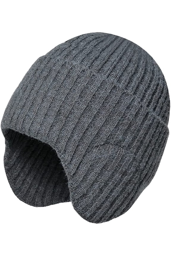 Unisex Winter Beanie Hats Cozy Fleece Lined Skull Cap Knit Soft Warm Couple Hat