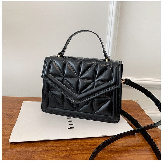 The trend black leather purse shop