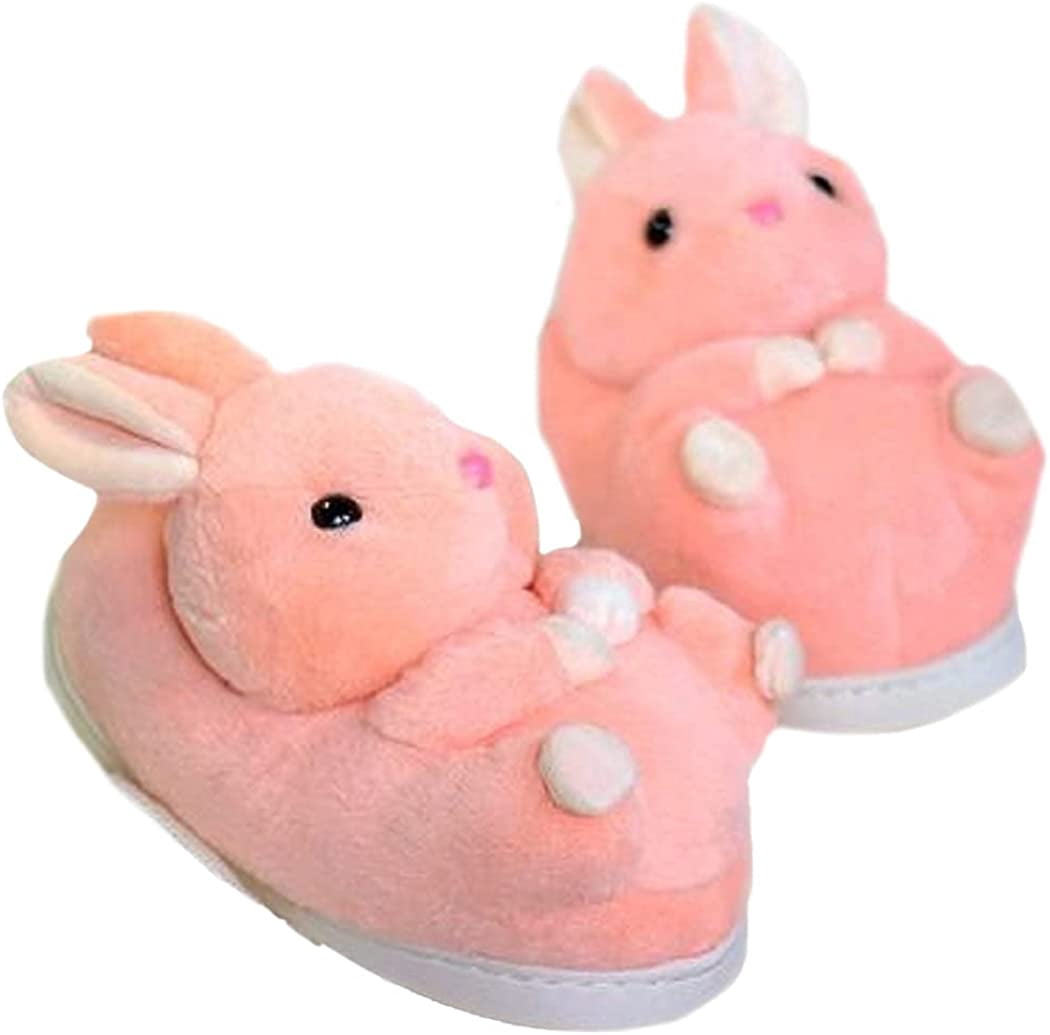 CoCopeaunt Winter Men's Women's Elephant Animal Slippers Hippo Slippers