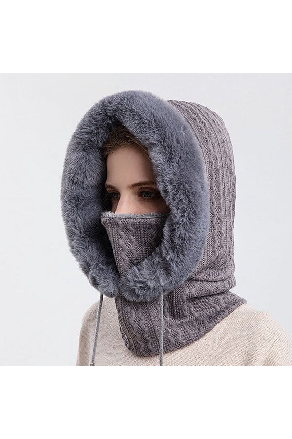 Winter Outdoor Cold Insulation Head Cover, Ski Cap Warm Neck Mask One Head Cap