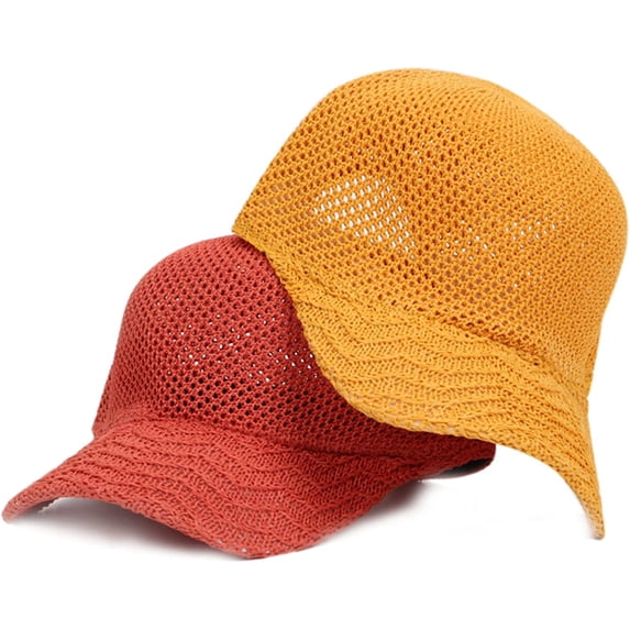 CoCopeaunt Women Baseball Cap Summer Breathable Full Mesh Baseball Cap Sun Hats Lightweight Outdoor Leisure Hat Adjustable Snapback Cap