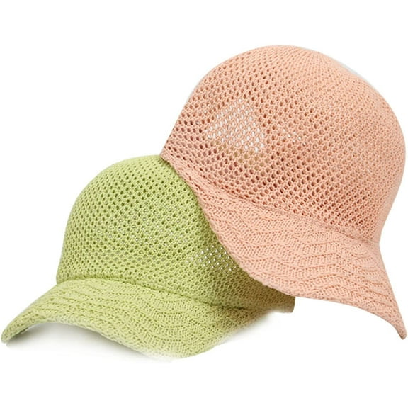 CoCopeaunt Women Baseball Cap Summer Breathable Full Mesh Baseball Cap Sun Hats Lightweight Outdoor Leisure Hat Adjustable Snapback Cap