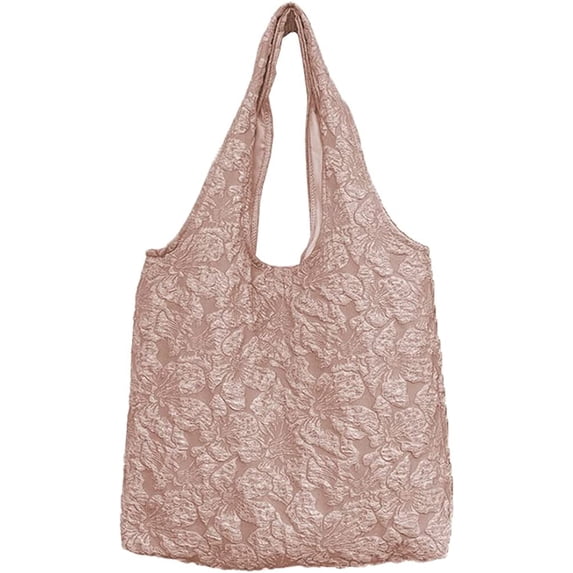 CoCopeaunt Women Girls Canvas Hobo Handbags Exquise Floral Fashion Shoulder Bag Large Lightweight Totes