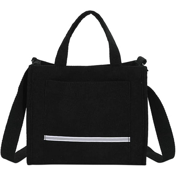 CoCopeaunt Women Girls Chic Corduroy Tote Bag Vintage Shoulder Bag Crossbody Bag Casual Shop Travel