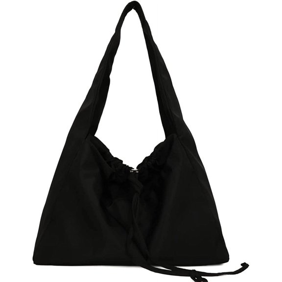 CoCopeaunt Women Girls Chic Shiny Shoulder Bag Fashion Drawstring Tote Hobo Handbag Large Capacity