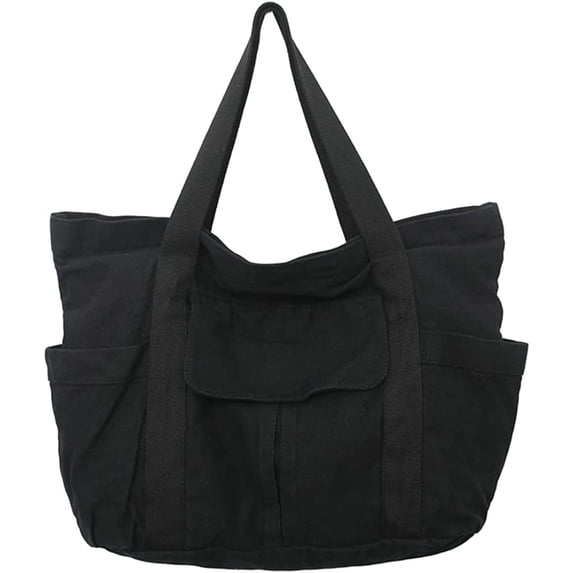 CoCopeaunt Women Girls Fashion Tote Hobo Bag Retro Canvas Shoulder Bag Purse Large Handbag