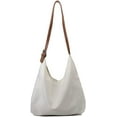 thumbnail image 1 of CoCopeaunt Women Girls Retro Canvas Hobo Hangbag Fashion Bucket Bag Crossbody Shoulder Bag, 1 of 4