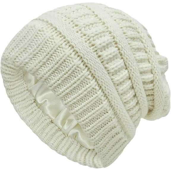 CoCopeaunt Women Knitted Slouchy Cable Beanie Skull Thick Hat Soft Warm Winter Ski Cap