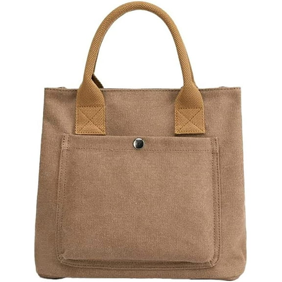 CoCopeaunt Women Large Handbag Retro Canvas Student Tote Bag Fashion Casual Hobo Bag for Shopping