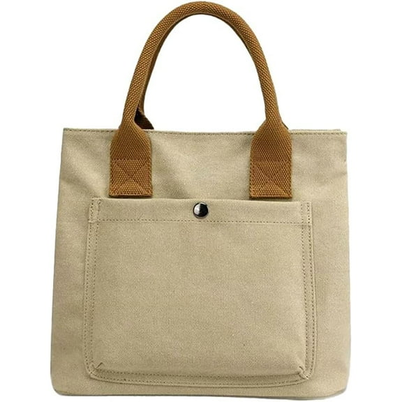 CoCopeaunt Women Large Handbag Retro Canvas Student Tote Bag Fashion Casual Hobo Bag for Shopping