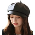 thumbnail image 1 of CoCopeaunt Women Newsboy Caps Trendy Casual Visor Beret Hat Retro Vintage Cabbie Hat for Ladies Girls, 1 of 6