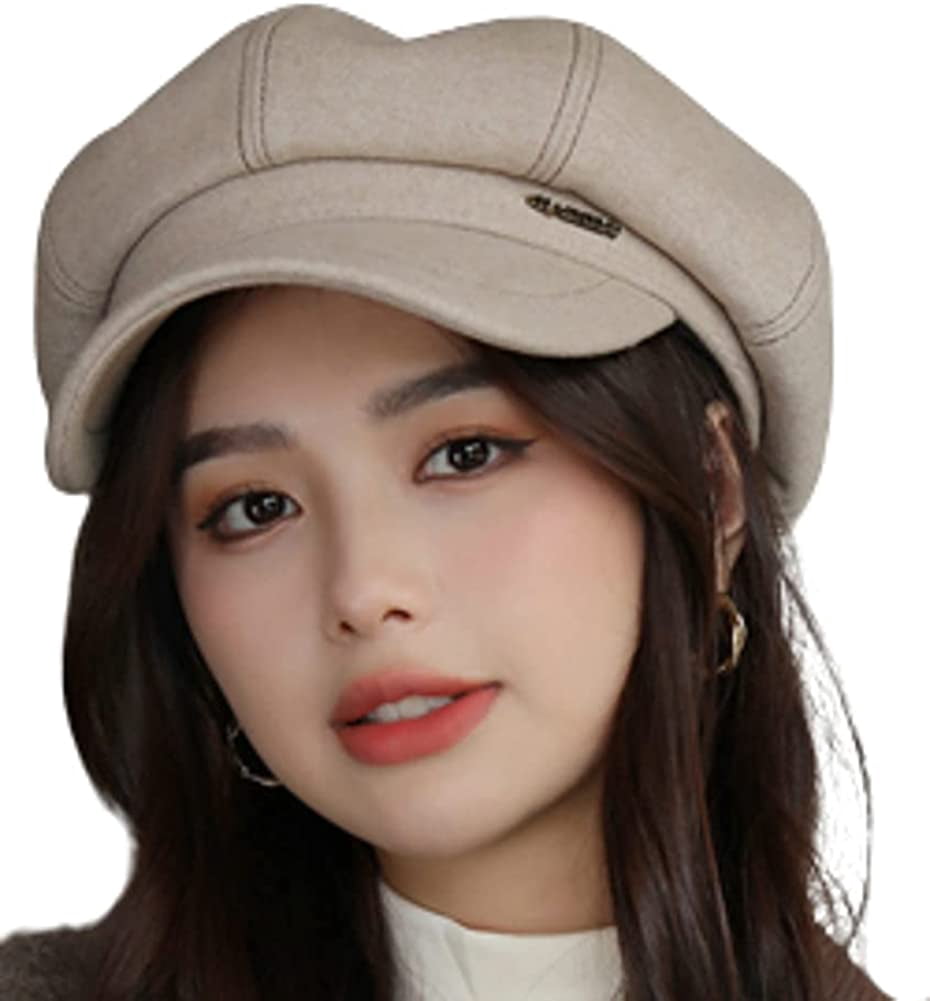 Vintage Stijl Unisex Newsboy Baret Achthoekige Koreaanse Artistieke Schilder Hoe