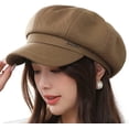 thumbnail image 1 of CoCopeaunt Women Newsboy Caps Trendy Casual Visor Beret Hat Retro Vintage Cabbie Hat for Ladies Girls, 1 of 6
