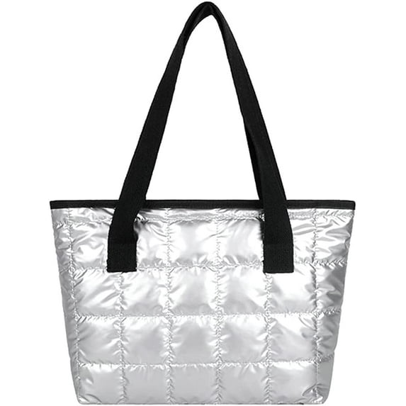 CoCopeaunt Women Retro Nylon Tote Hanbag Large Quilted Cotton Down Hobo Shoulder Bag Purse