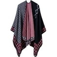 thumbnail image 1 of CoCopeaunt Women Shawl Wraps Poncho Warm Soft Blanket Open Front Sweater Cardigan Coat Winter Long Scarf, 1 of 5