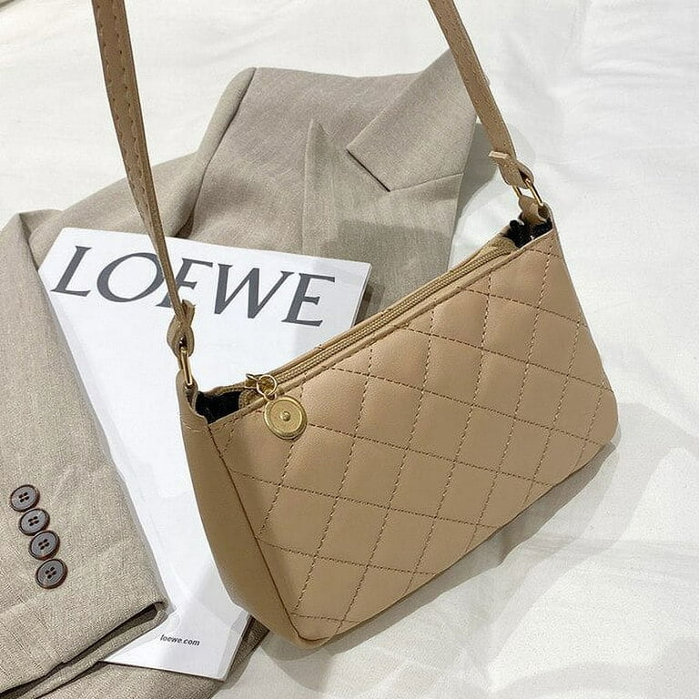 CoCopeaunt Women Square Shoulder Bags For Female Solid Color Small PU Leather Thread Simple Handbags and Purses Travel Totes Bolso Mujer