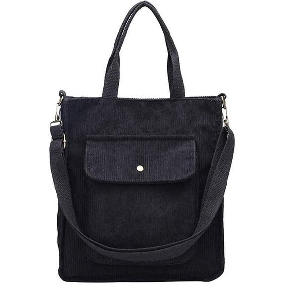 CoCopeaunt Women Trendy Corduroy Hobo Tote Bag Retro Shoulder Bag Big Capacity with Multi Pocket