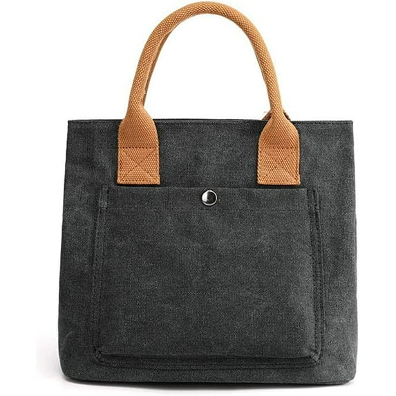 CoCopeaunt Women Trendy Large Tote Hobo Handbag Vintage Canvas Top Handle Bag Satchel