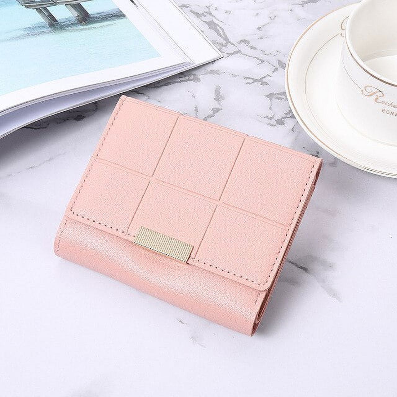 CoCopeaunts Mini Women Men Credit ID Card Holder PU Leather Hasp Fashion  Small Wallet Money Bag Case Coin Purse Clip Organizer 