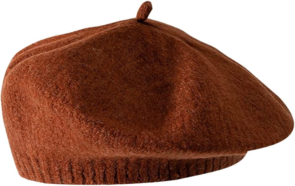 CoCopeaunt Women Wool Beret Hat French Style Winter Warm  display picture 2
