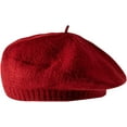 thumbnail image 1 of CoCopeaunt Women Wool Beret Hat French Style Winter Warm Knit Cap Artist Painter Hat, 1 of 4