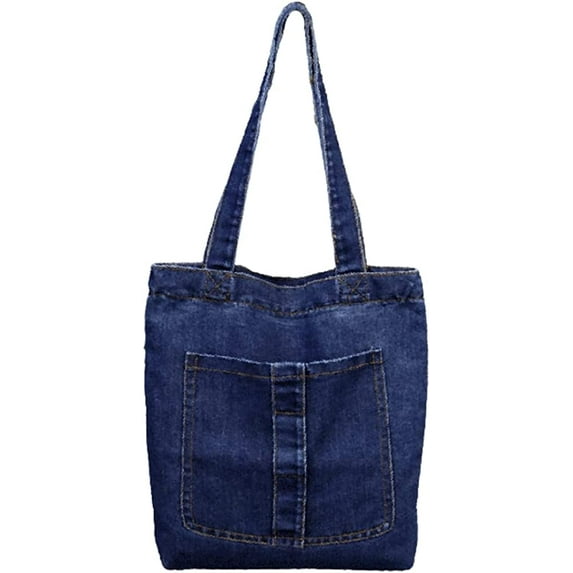 CoCopeaunt Women's Fashion Denim Shoulder Bag Large Hobo Retro Top Handle Bag Satchel