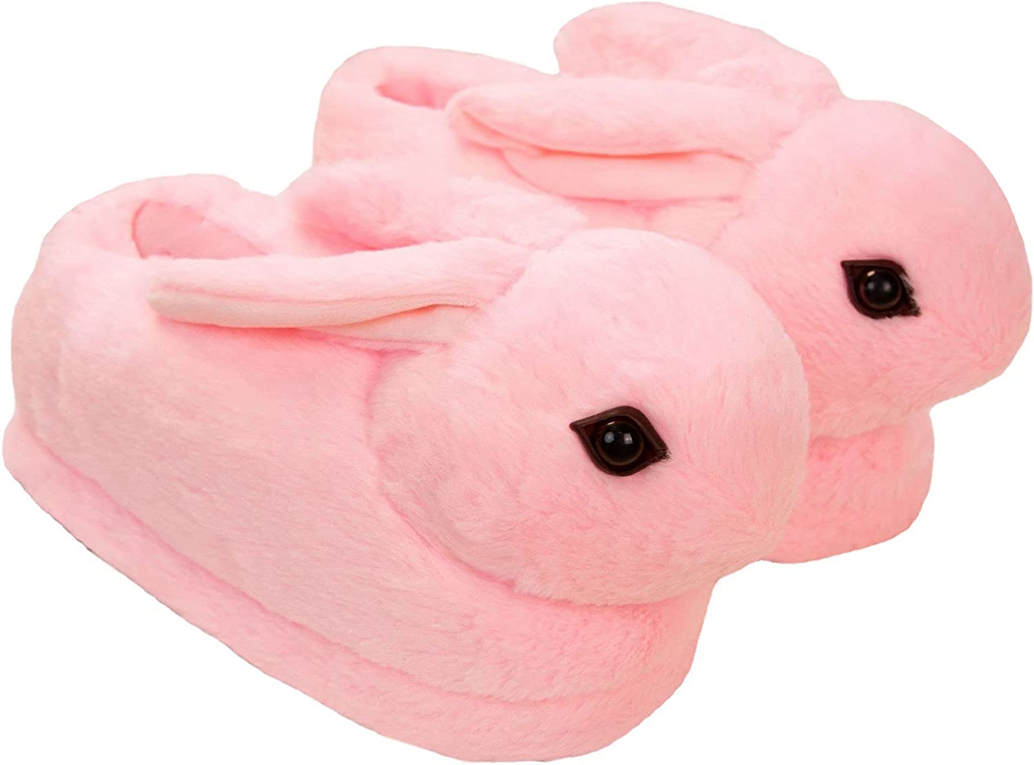 CoCopeaunt Womens Pink Bunny Slippers Winter House Slippers NonSlip