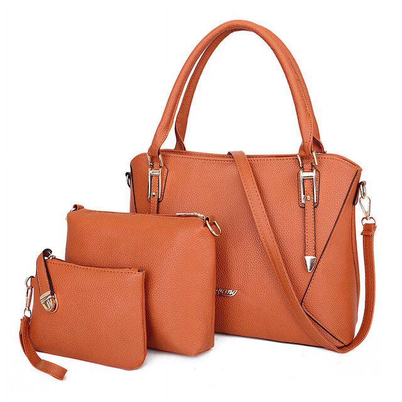 Buy ZEPPAR Tan 7 pcs combo women handbags, Ladies Designer Handbags for  girls Online at Best Prices in India - JioMart.