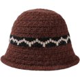 thumbnail image 1 of CoCopeaunts Autumn Winter Bucket Hats for Women Knitted Splice Bucket Hat Leisure Simple Fisherman Hat Warm Ear Protection, 1 of 8