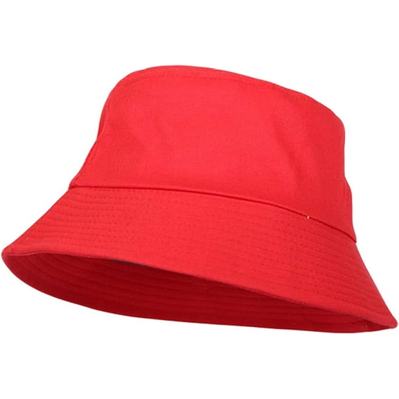 CoCopeaunts Beach Bucket Hat Unisex Solid Color Foldable Women's Simple Basin Hat Fisherman Hat Men's Beach Fishing Sun Cap