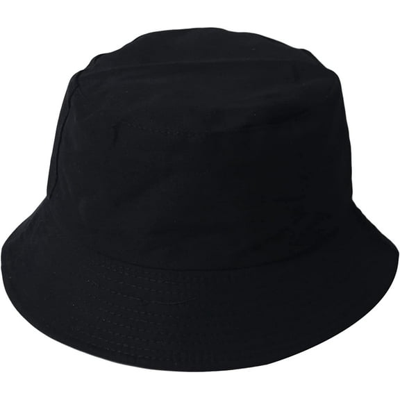CoCopeaunts Beach Bucket Hat for Women Double Sided Men Solid Color Summer Fishing Cap Casual Shade Wide Brim Fisherman Hat