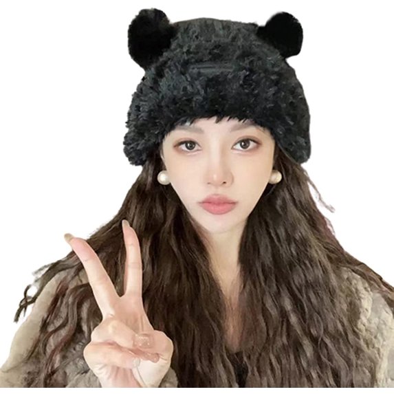 CoCopeaunts Beanie Winter Hat Hats for Women Winter Beanies Hat Plush Beanies Hat Beanie Knit Skull Cap Cute Berets Hat