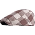 thumbnail image 1 of CoCopeaunts Beret Cap Retro Plaid Artist Painter Beret Hats for Men Women Vintage Ivy Newsboy Cap Cabbie Hat Men Berets, 1 of 8